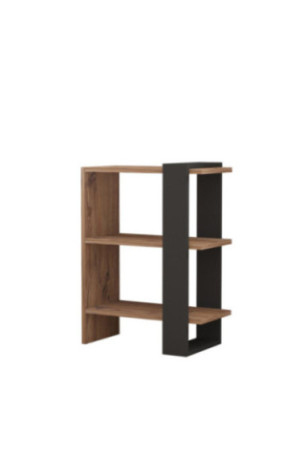 Bibliothèque - Chêne anthracite