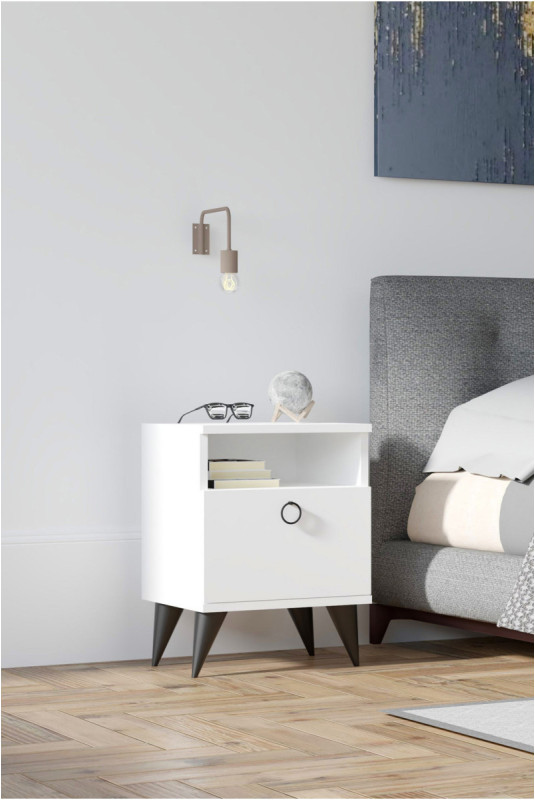 Table de nuit - Blanc