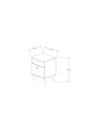 Table de nuit - Blanc