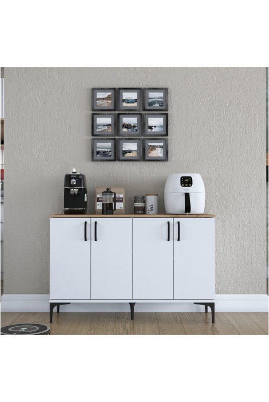 Armoire multifonctionnelle - Noyer blanc