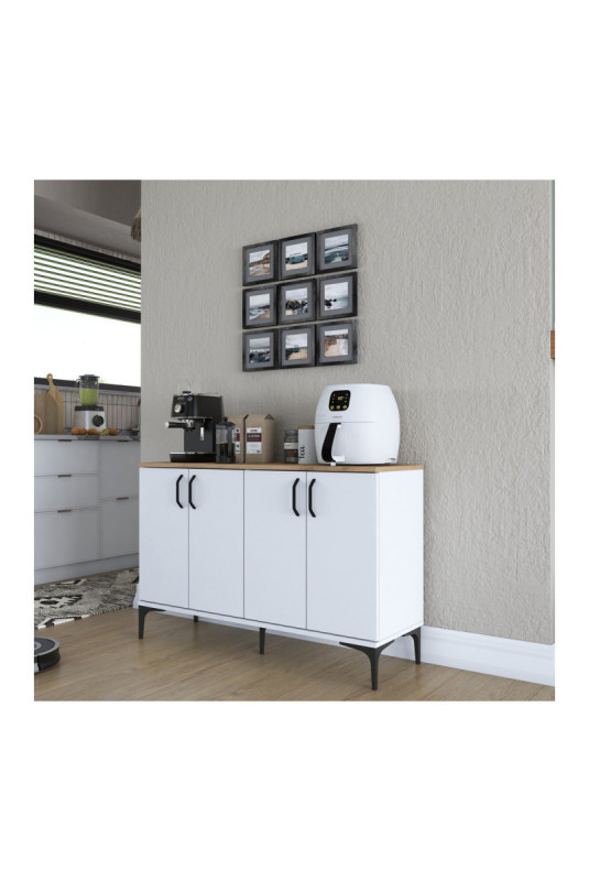 Armoire multifonctionnelle - Noyer blanc