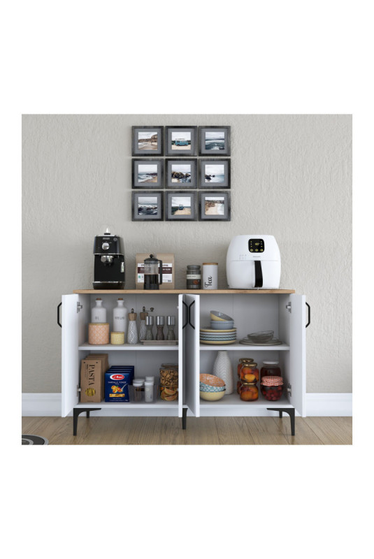 Armoire multifonctionnelle - Noyer blanc