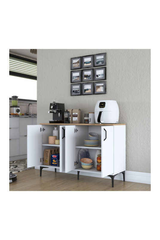 Armoire multifonctionnelle - Noyer blanc