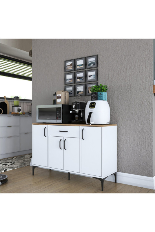 Armoire multifonctionnelle - Noyer blanc