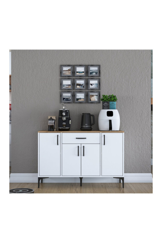 Armoire multifonctionnelle - Noyer blanc