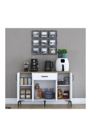 Armoire multifonctionnelle - Noyer blanc