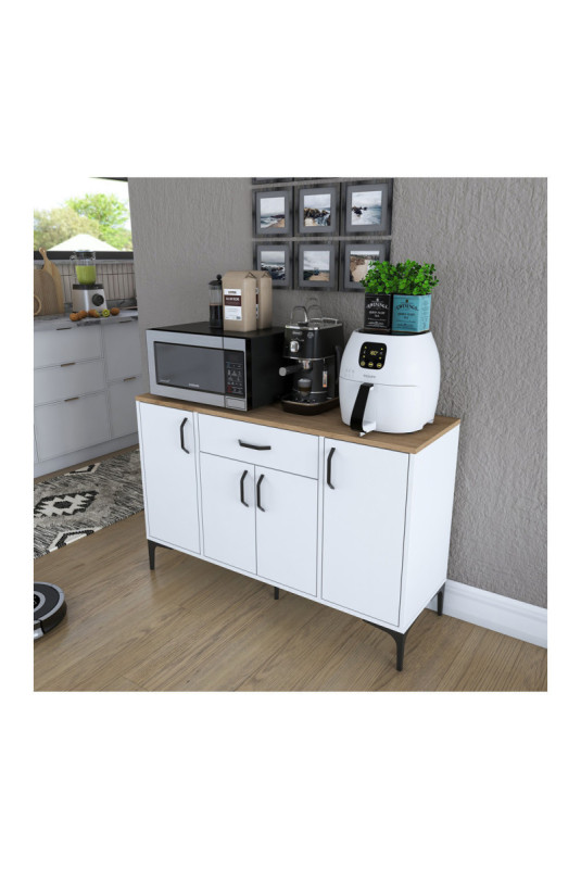 Armoire multifonctionnelle - Noyer blanc