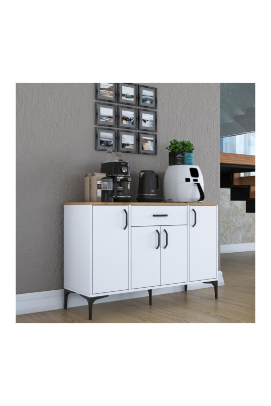Armoire multifonctionnelle - Noyer blanc
