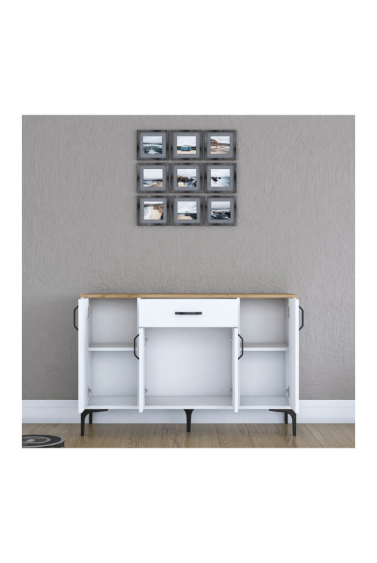 Armoire multifonctionnelle - Noyer blanc