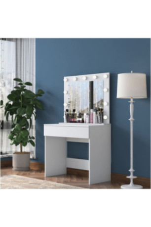 Table de maquillage - Blanc