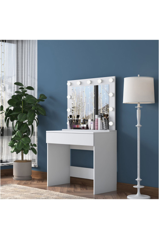 Table de maquillage - Blanc
