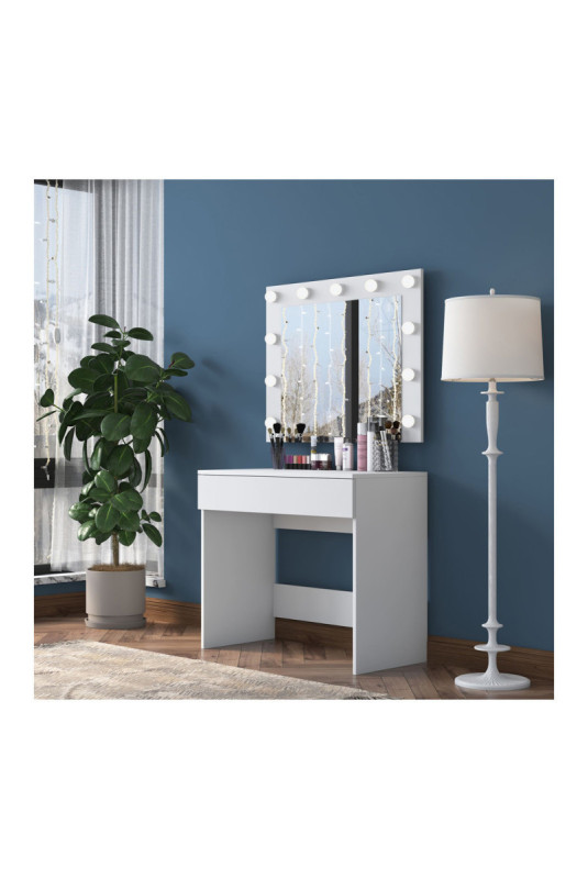 Table de maquillage - Blanc