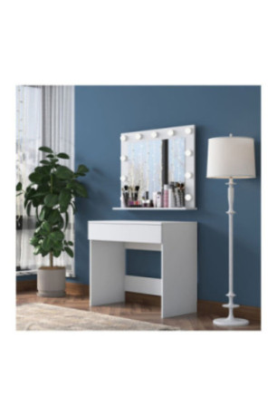 Table de maquillage - Blanc
