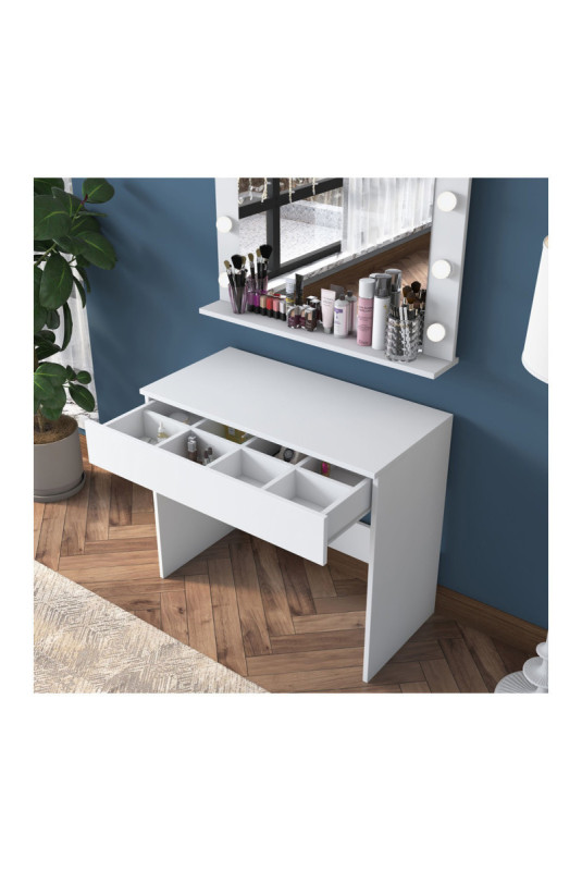 Table de maquillage - Blanc