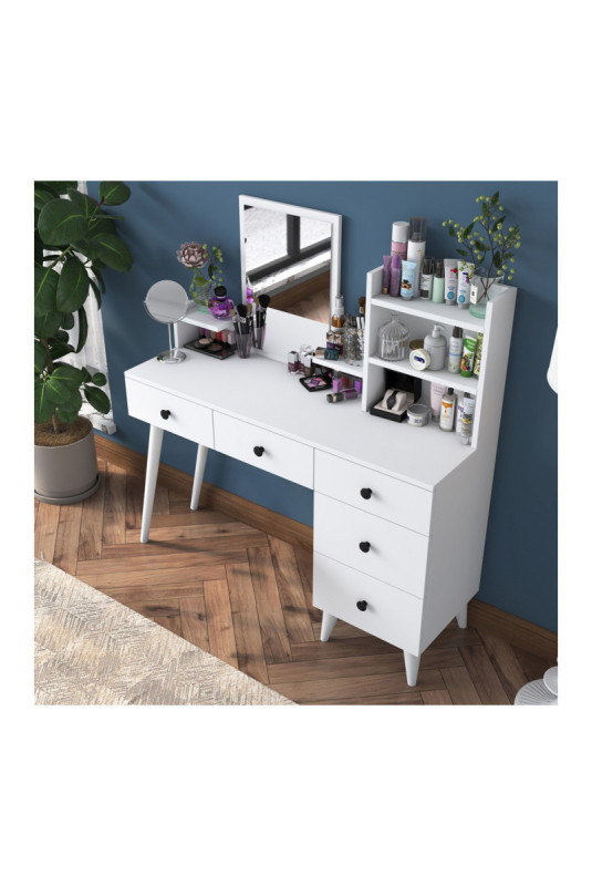 Table de maquillage - Blanc