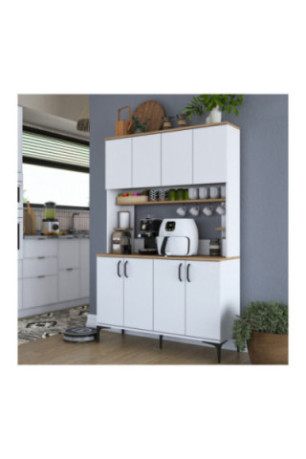 Armoire multifonctionnelle - Blanc noyer
