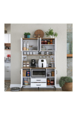 Armoire multifonctionnelle - Noyer blanc