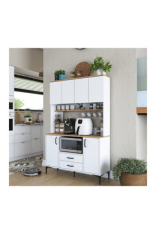 Armoire multifonctionnelle - Noyer blanc