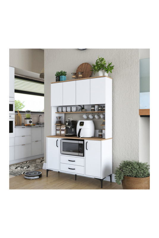 Armoire multifonctionnelle - Noyer blanc