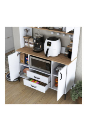 Armoire multifonctionnelle - Noyer blanc