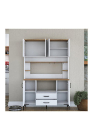 Armoire multifonctionnelle - Noyer blanc