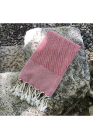 Fouta - Rouge - 60x110cm