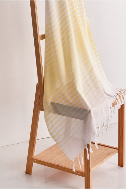 Fouta - Jaune - 90x180cm