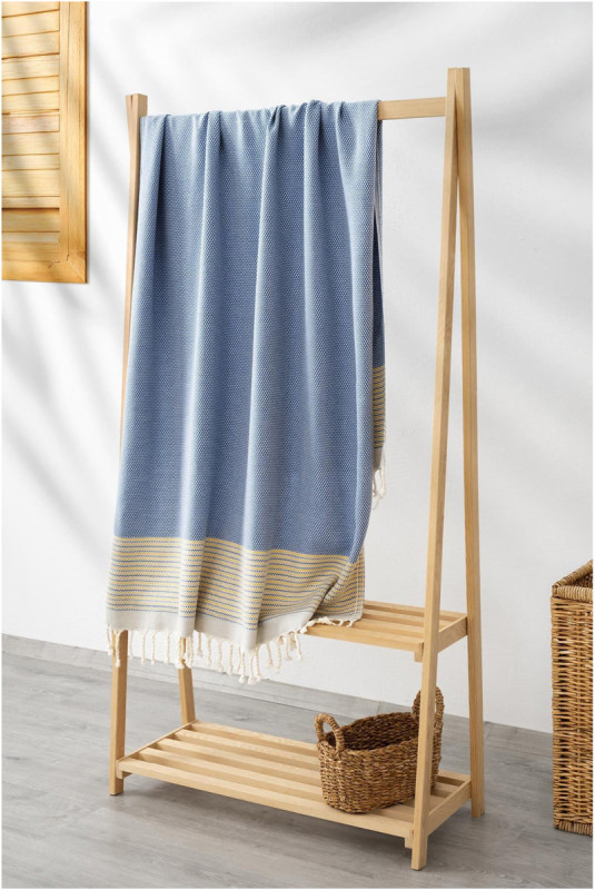 Fouta - Bleu - 90x180cm