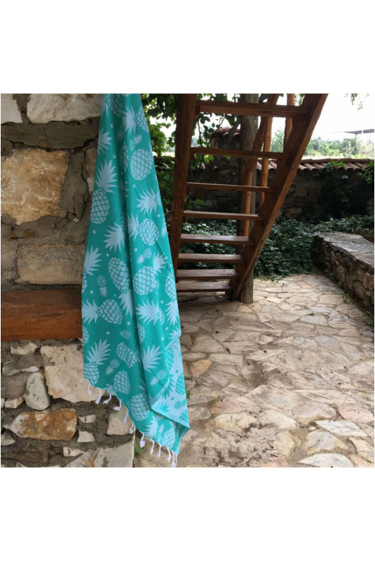 Fouta - Vert - 100x180cm