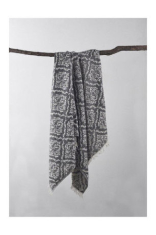 Fouta - Noir Blanc Beige - 90x170cm
