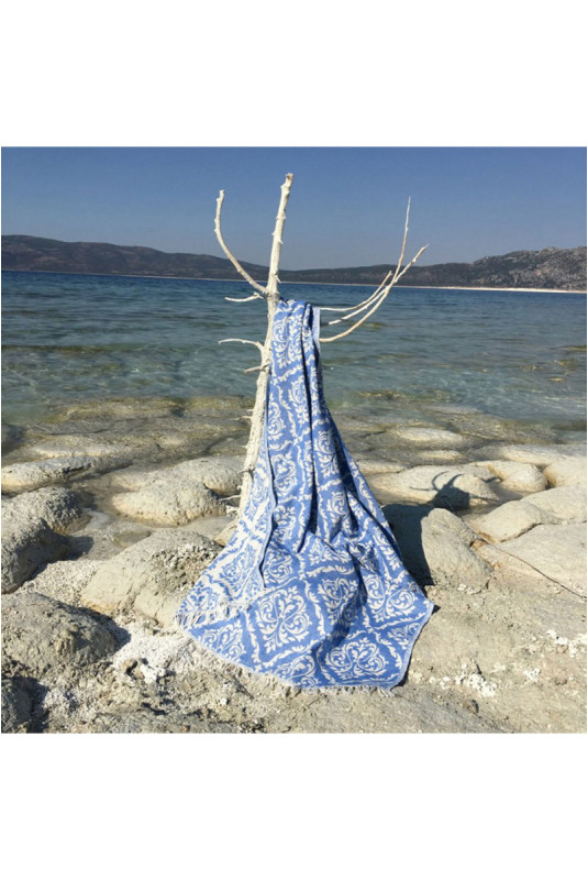 Fouta - Bleu - 90x170cm
