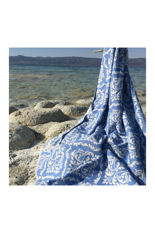 Fouta - Bleu - 90x170cm