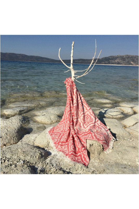 Fouta - Rouge - 90x170cm