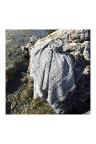 Fouta - Noir Beige - 90x170cm