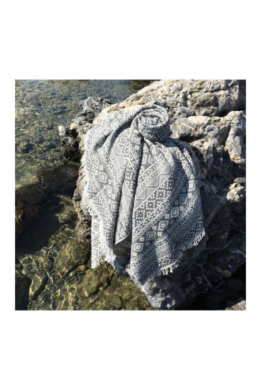 Fouta - Noir Beige - 90x170cm