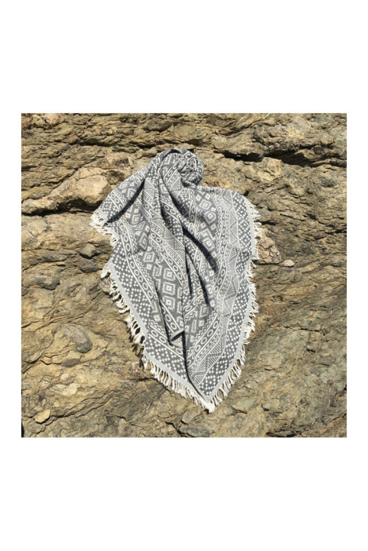 Fouta - Noir Beige - 90x170cm