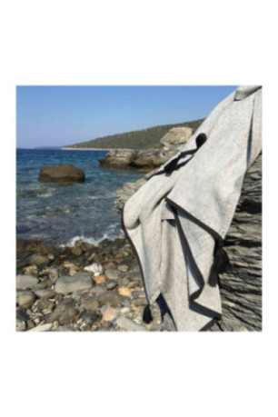 Fouta - Gris - 90x180cm
