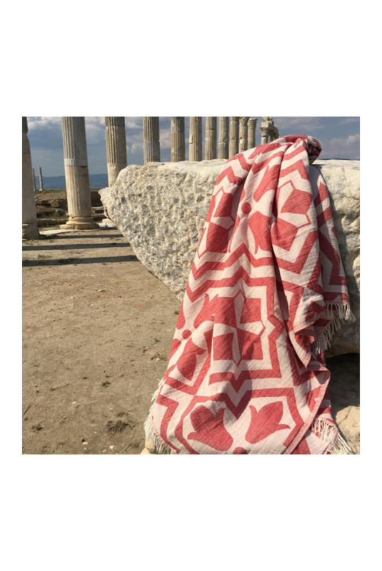 Fouta - Rouge - 90x170cm