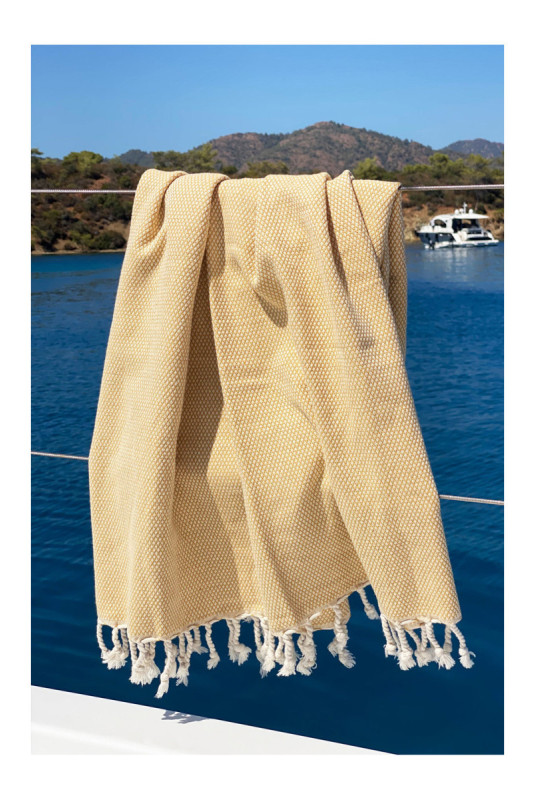Fouta - Moutarde - 95x190cm