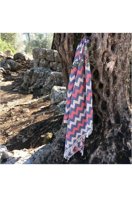 Fouta - Rouge - 90x170cm