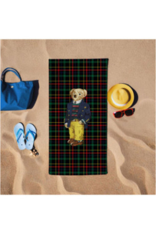 Serviette de plage - Noir - 75x150cm