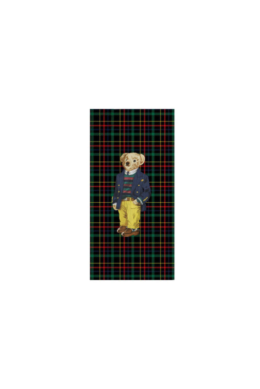 Serviette de plage - Noir - 75x150cm