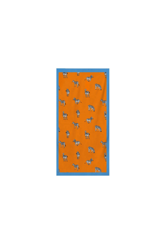 Serviette de plage - Orange - 75x150cm