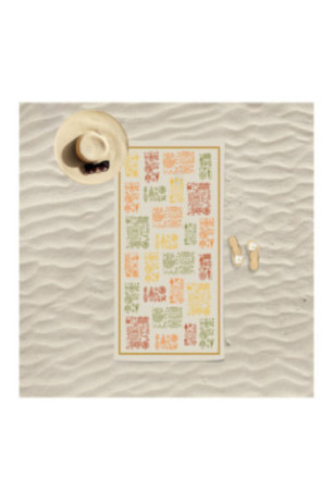 Serviette de plage - Multicolore - 75x150cm