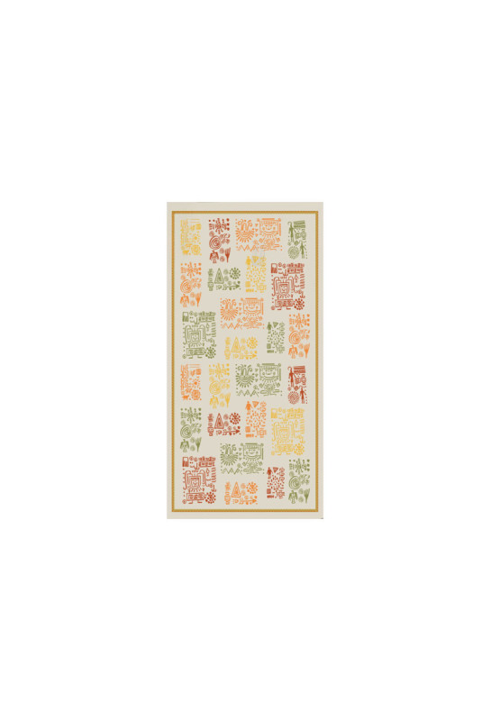 Serviette de plage - Multicolore - 75x150cm