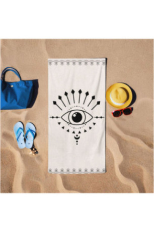 Serviette de plage - Crème - 75x150cm