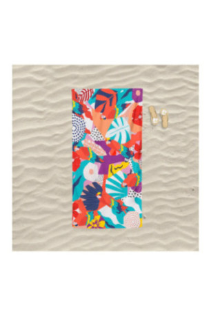 Serviette de plage - Multicolore - 75x150cm