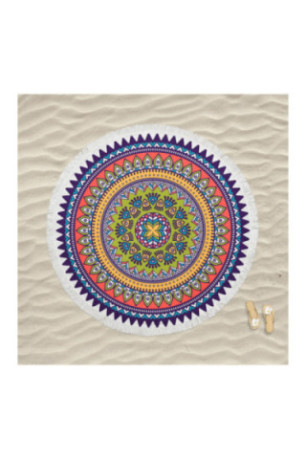Serviette de plage - Multicolore - 150x150cm