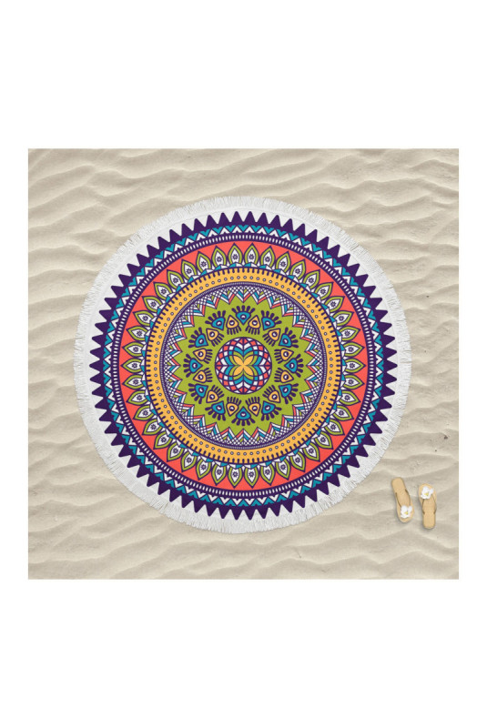 Serviette de plage - Multicolore - 150x150cm