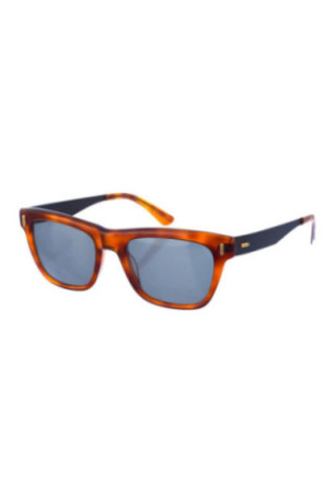 Lunette de soleil Homme rectangulaire Marron havane 53 mm